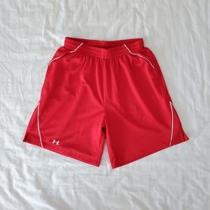 Red Under Armour Shorts